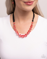 Paparazzi Lace Maker - Red Necklace