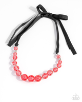 Paparazzi Lace Maker - Red Necklace