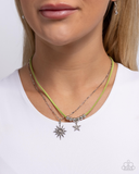 Paparazzi Stellar Sojourn - Green Necklace