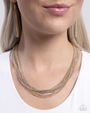 Paparazzi Backstage Ball - Multi Necklace