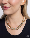 Paparazzi Officially Opulent - Gold Necklace