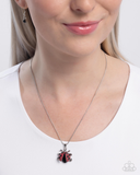 Paparazzi Ladybug Legend - Red Necklace