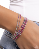 Paparazzi Rhinestone Review - Pink Bracelet