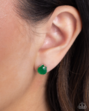 Paparazzi Simply Sublime - Green Earrings