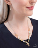 Paparazzi Tasteful Tulip - Yellow Necklace