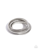 Paparazzi Charismatic Coils- Silver Bracelet