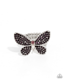 Paparazzi Admirable Ascension- Purple Butterfly Ring