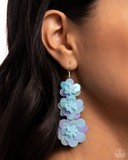 Paparazzi Beaded Bouquet - Blue Earrings