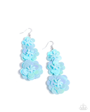 Paparazzi Beaded Bouquet - Blue Earrings