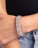 Paparazzi Gasp-Worthy Glitter- Pink Bracelet
