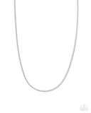 Paparazzi Stainless Solo- Silver Necklace