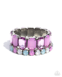 Paparazzi Mismatched Mood- Purple Bracelet