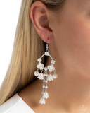 Paparazzi Harmonious Heir- White Earrings