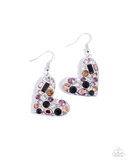 Paparazzi Tender Treasure- Black Heart Earrings