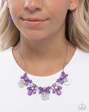 Paparazzi Socialite Statement - Purple Necklace