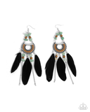 Paparazzi Serene Stage - Green Earrings