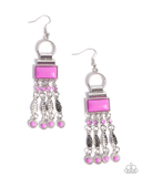 Paparazzi Complimentary Cascade - Purple Earrings