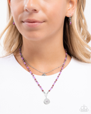 Paparazzi Daring Degree - Purple Necklace