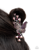 Paparazzi Fluttering French - Pink Hair Accessory