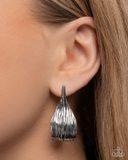 Paparazzi Curly Comfort - Silver Earrings