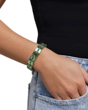 Paparazzi Symmetrical Statement - Green Bracelet