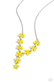 Paparazzi Flowering Feature - Yellow Flower Necklace