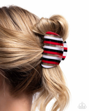Paparazzi Linear Legato - Red Hair Accessory