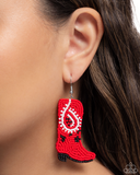 Paparazzi Western Webbing - Red