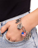 Paparazzi Adorably All American- Red Bracelet