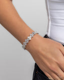 Paparazzi FLOWER Hungry- White Bracelet