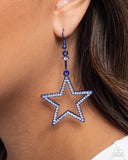 Paparazzi Steady Stars- Blue Earrings