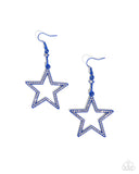 Paparazzi Steady Stars- Blue Earrings