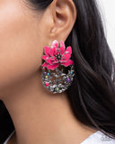 Paparazzi Hummingbird Homecoming- Pink Earrings