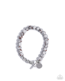 Paparazzi Devout Debut - White Bracelet
