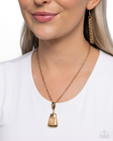 Paparazzi Pendant Promise - Orange Necklace