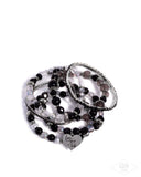 Paparazzi Optimistic Opulence- Black Bracelet