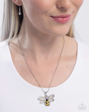 Paparazzi Be Humble Bumblebee - Yellow Bee Necklace