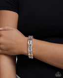 Paparazzi Symmetrical Statement- Gold Bracelet