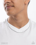 Paparazzi Stainless Showroom- Silver Necklace
