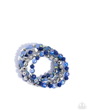 Paparazzi Supervisory Stack - Blue Bracelet