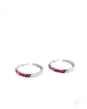 Paparazzi GLITZY By Association - Multi Hoops Earrings