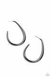 Paparazzi Exclusive Element- Black Hoops Earrings