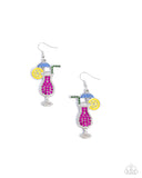 Paparazzi Delightful Daiquiri- Pink Earrings