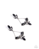 Paparazzi Carefree Chandelier- Black Earrings