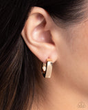 Paparazzi Fortnight Fashion- Gold Hoops Earrings
