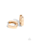 Paparazzi Fortnight Fashion- Gold Hoops Earrings
