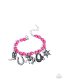 Paparazzi Cowboy Chorus - Pink Bracelet