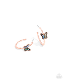 Paparazzi Butterfly Beginning - Copper Earings