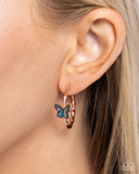 Paparazzi Butterfly Beginning - Copper Earings