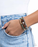 Paparazzi Doting Delight- Brown Bracelet